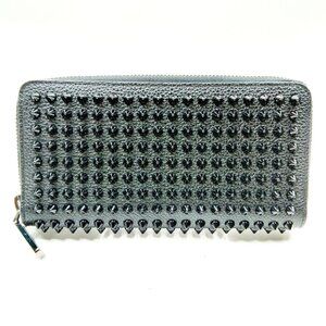 Christian Louboutin Long Wallet Black Leather mon-372-091125